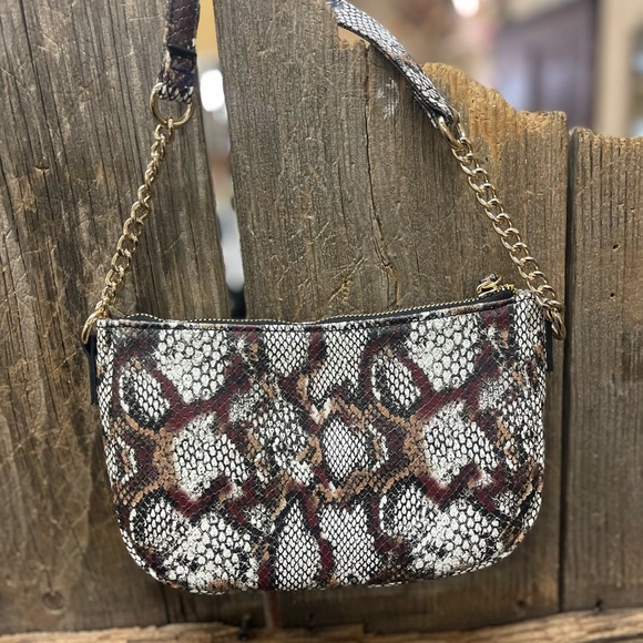 INC INTERNATIONAL CONCEPTS snake python print purse - Picture 6 of 8